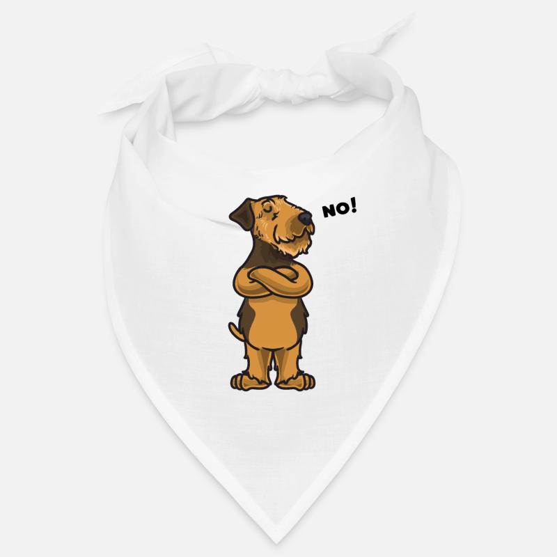Sturer Airedale Terrier Chien Bandana