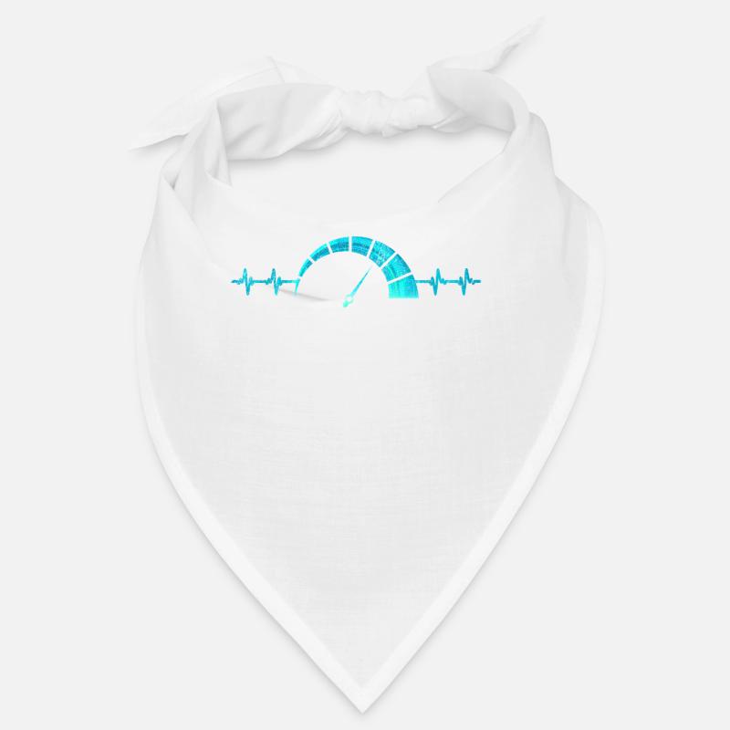 Car Speedometer Heartbeat Pulse Travel Vehicle Bandana