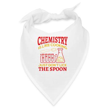 CHEMIKER HUMORVOLL by The Manzanita´s - Bandana - Weiß - Vorne