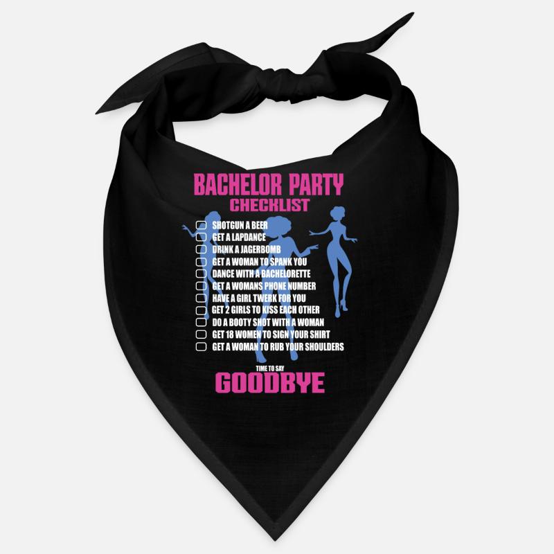 Bachelor Party Checklist Bandana