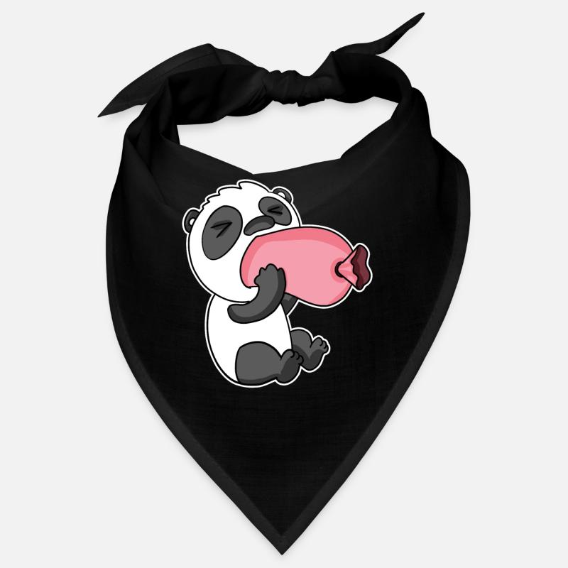 Panda avec saucisse Bandana