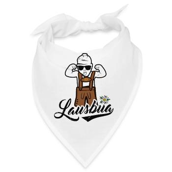 Lausbua - Bandana - Weiß - Vorne