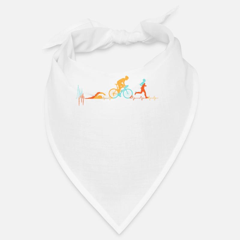 Triathlon Heartbeat Marathon Courir Course Bandana