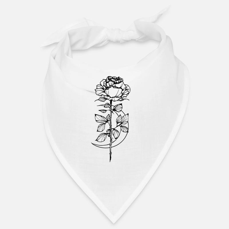 Blanc Noir Blanc Sorcière Bandana