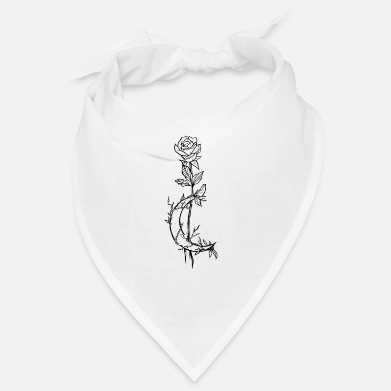Blanc Noir Blanc Sorcière Bandana