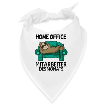 Home Office Mitarbeiter des Monats Geschenk - Bandana - Weiß - Vorne