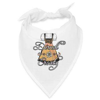 Dirndl Sprüche - Bandana - Weiß - Vorne