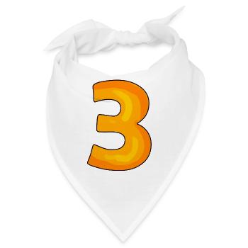 3 - Bandana - Weiß - Vorne