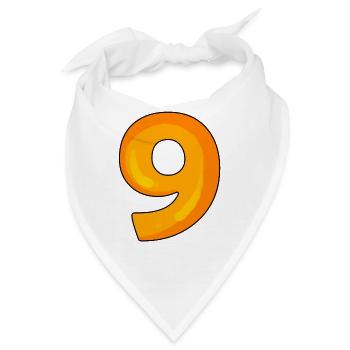 9 - Bandana - Weiß - Vorne