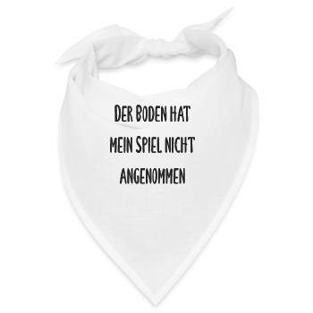 Boule - Der Boden hat mein Spiel nicht angenommen - Bandana - Weiß - Vorne
