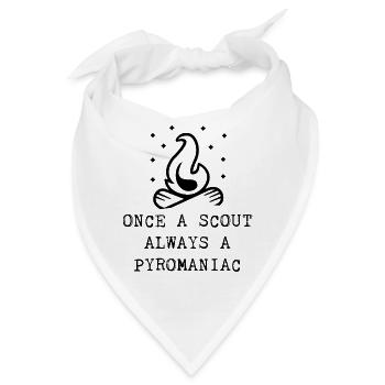 Once A Scout, Always A Pyromaniac 4 - Bandana - Weiß - Vorne