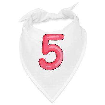 5 - Bandana - Weiß - Vorne