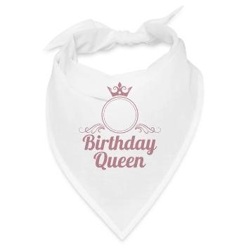 30. Geburtstag 30 Jahre 30er Birthday Queen - Bandana - Weiß - Vorne