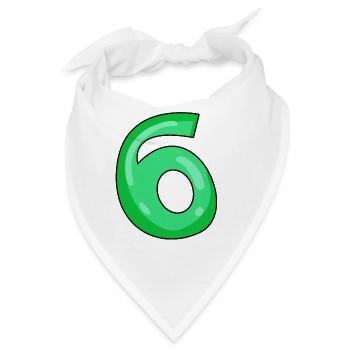 6 - Bandana - Weiß - Vorne