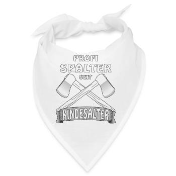 AXT PROFI SPALTER SEIT KINDESALTER - Bandana - Weiß - Vorne
