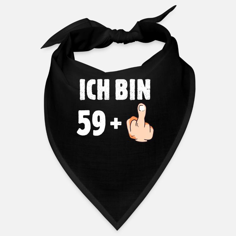 Ich bin 59 plus eins Bandana