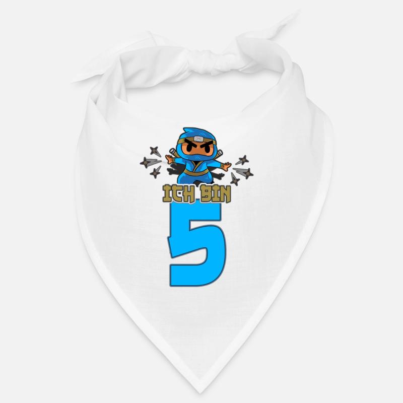 Kinder Ninja Fünfter Geburtstag Samurai Ninja 5 Bandana