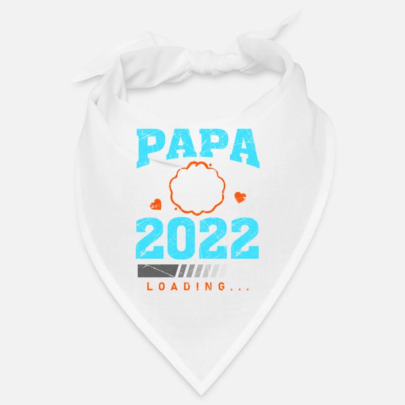 Papa 2022 Loading Werdender Vater Spruch Geschenk Bandana