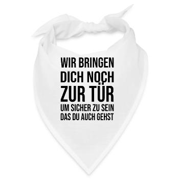 Abschiedsgeschenk Kollegen Jobwechsel - Bandana - Weiß - Vorne