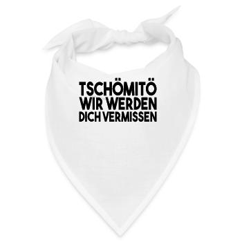 Abschiedsgeschenk Kollegen Jobwechsel - Bandana - Weiß - Vorne