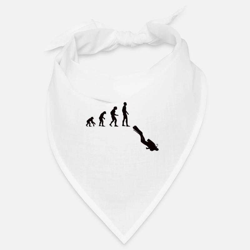 Tauchen Evolution | Menschen Entwicklung Idee Bandana