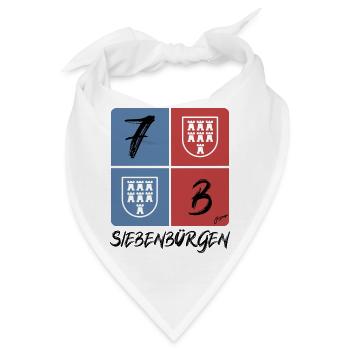 Pongratz Design | Modernes siebenbürgisches Design - Bandana - Weiß - Vorne