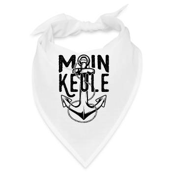 Moin Lübeck Moin Oldenburg Moin Hamburg Rostock - Bandana - Weiß - Vorne