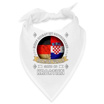 Heimat Deutschland Wurzeln - Bandana - Weiß - Vorne