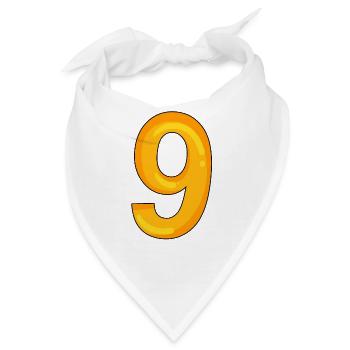 9 - Bandana - Weiß - Vorne