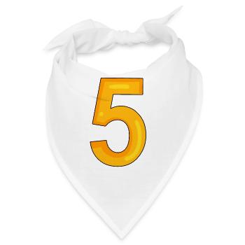 5 - Bandana - Weiß - Vorne