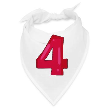 4 - Bandana - Weiß - Vorne