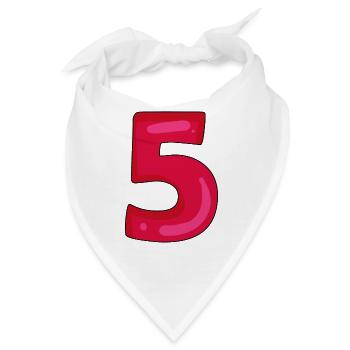 5 - Bandana - Weiß - Vorne