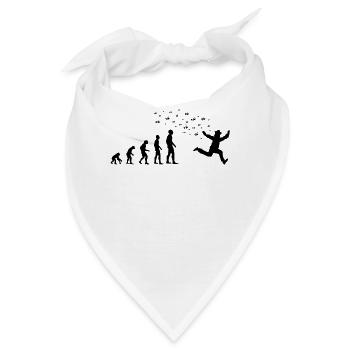Imker Bienen Honigbienen Evolution Geschenk - Bandana - Weiß - Vorne
