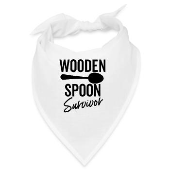 Holzlöffel Survivor - Bandana - Weiß - Vorne