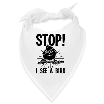 Vogelbeobachter Vogelbeobachtung Ornithologe - Bandana - Weiß - Vorne