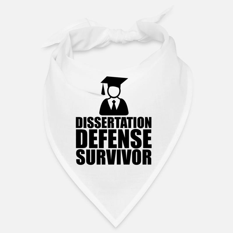 Dissertation Defense Survivor Bandana