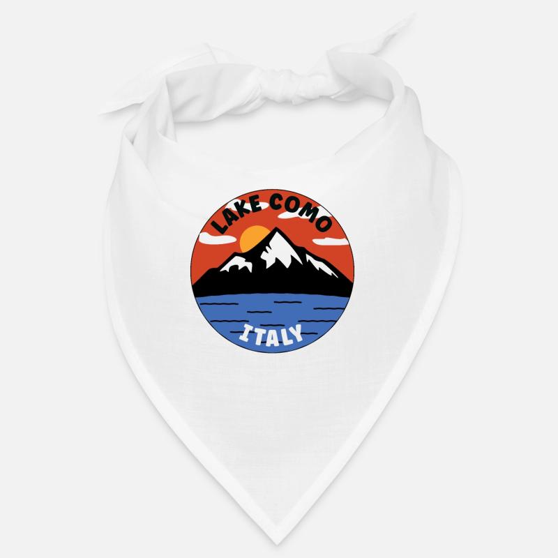 Lake Como | Italy | Lake And Mountain Bandana