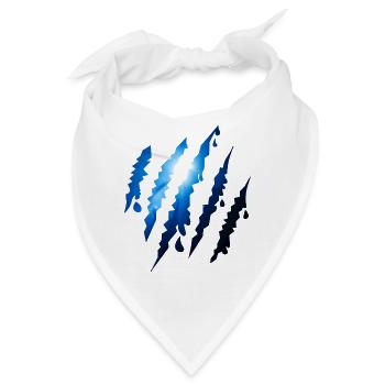 Ozian Kratzspur Unterwasser Kratzer - Bandana - Weiß - Vorne