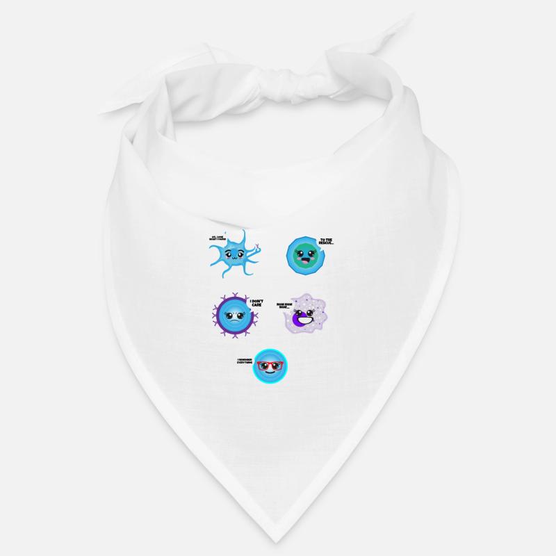 Immune System Cells Biology Cell Science - Bandana - Weiß
