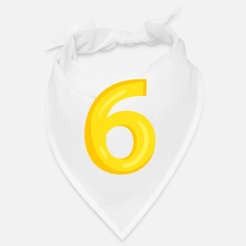 6 jaune Bandana