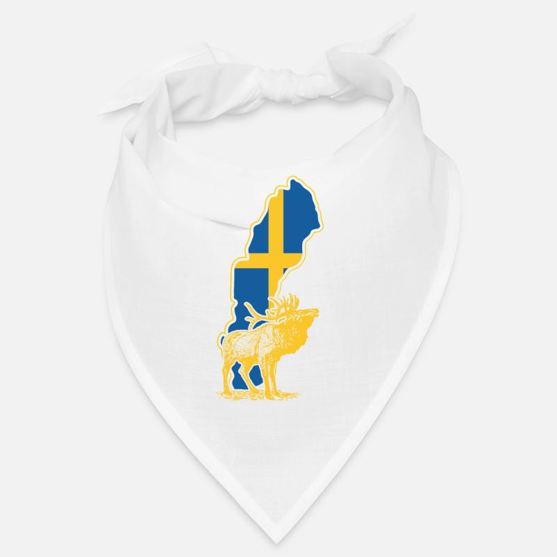 Suède Tshirt Elch Bandana