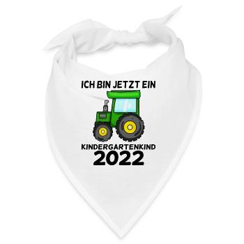 Kindergarten Kindergartenkind 2022 - Bandana - Weiß - Vorne