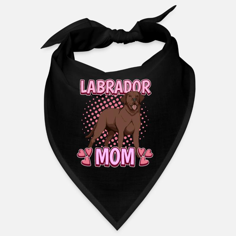 Brown Labrador Labbi Labrador Mom Bandana