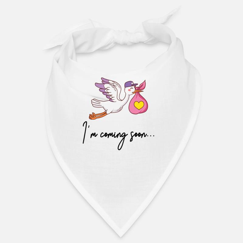 I’m Coming Soon Grossesse Bébé Naissance Bandana