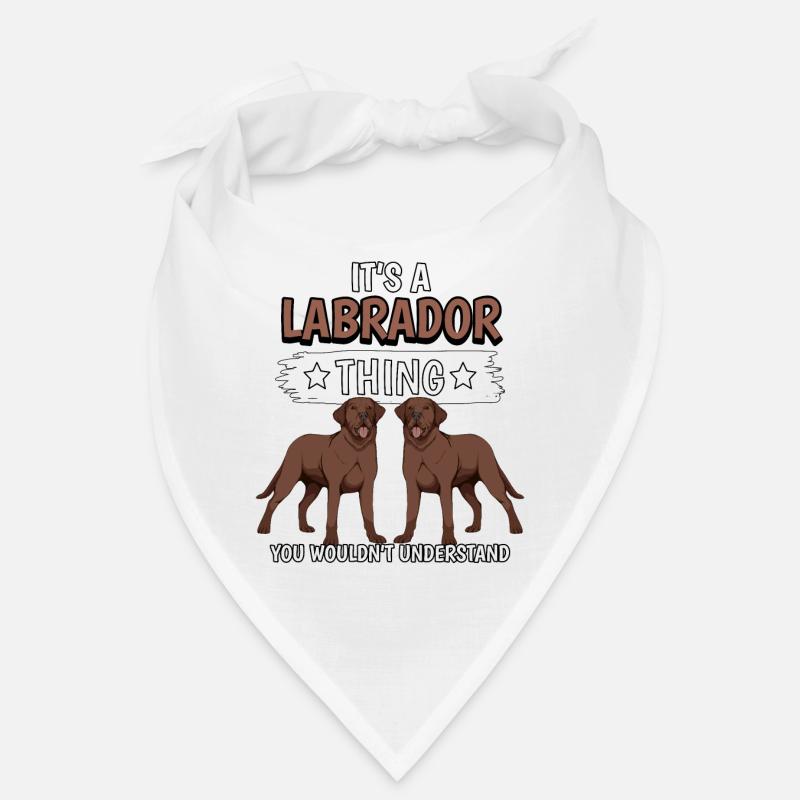 Brauner Labrador Labbi It's A Labrador Thing Bandana