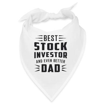 Aktien Aktienmarkt Trader Handel Geschenkidee - Bandana - Weiß - Vorne