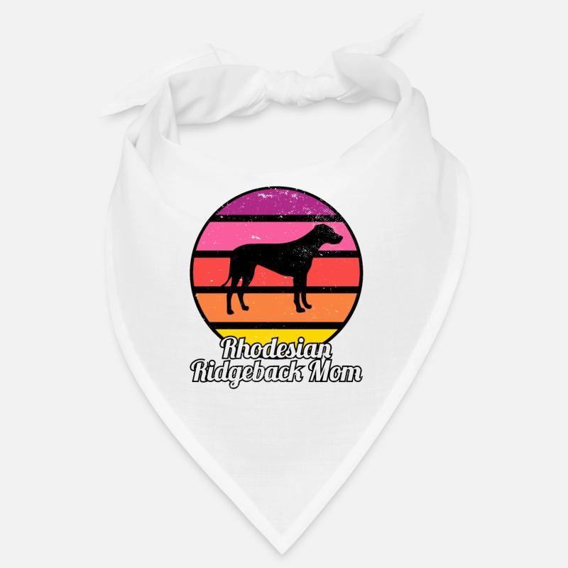Rhodesian Ridgeback Mom I Retro Ridgeback Mom Bandana
