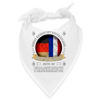 Heimat Deutschland Wurzeln - Bandana - Weiß - Vorne