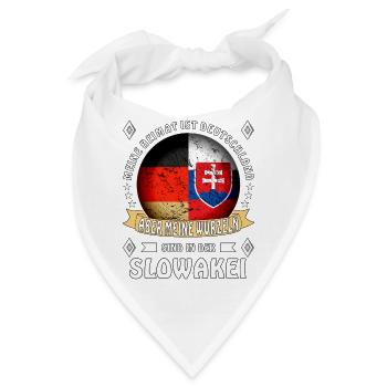 Heimat Deutschland Wurzeln - Bandana - Weiß - Vorne