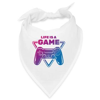 Gaming - Bandana - Weiß - Vorne
